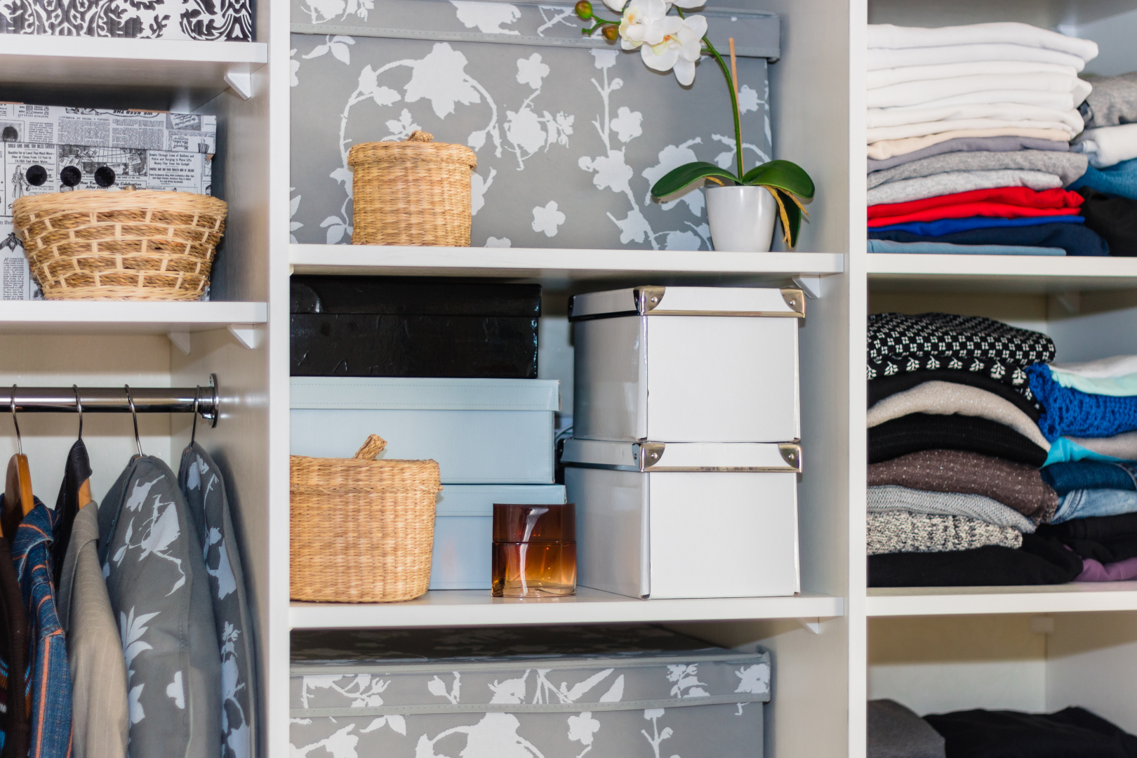 organized closet